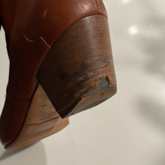 Isabel Marant Étoile | Brown Leather Dicker Ankle Boot - Size FR 38 - Picture 6 of 12